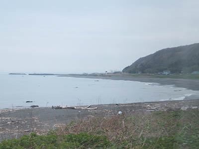 北海道の海岸線