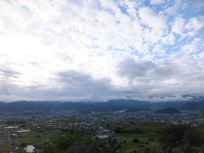 晴れてきました〜